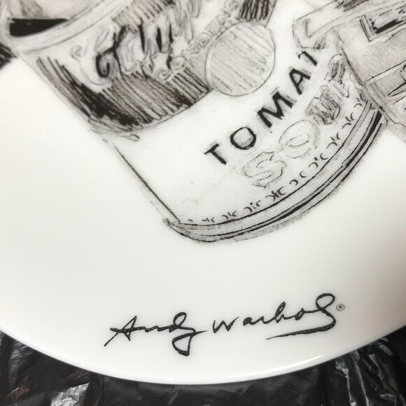 Andy Warhol Campbell's Soup Can & Dollar Bills Plate Numbered & Signed 518/5000 - Picture 4 of 14